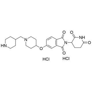 2-(2,6-dioxopiperidin-3-yl)-5-((1-(piperidin-4-ylmethyl)piperidin-4-yl)oxy)isoindoline-1,3-dione dihydrochloride