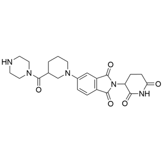 2-(2,6-dioxopiperidin-3-yl)-5-(3-(piperazine-1-carbonyl)piperidin-1-yl)isoindoline-1,3-dione