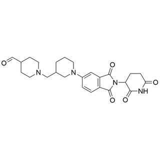 1-((1-(2-(2,6-dioxopiperidin-3-yl)-1,3-dioxoisoindolin-5-yl)piperidin-3-yl)methyl)piperidine-4-carbaldehyde