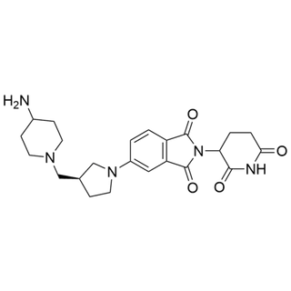 5-((S)-3-((4-aminopiperidin-1-yl)methyl)pyrrolidin-1-yl)-2-(2,6-dioxopiperidin-3-yl)isoindoline-1,3-dione