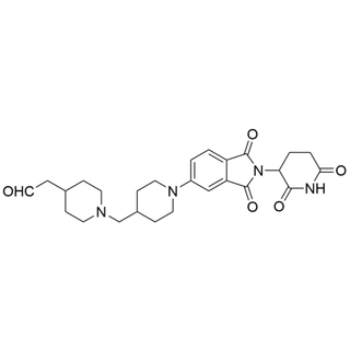 2-(1-((1-(2-(2,6-dioxopiperidin-3-yl)-1,3-dioxoisoindolin-5-yl)piperidin-4-yl)methyl)piperidin-4-yl)acetaldehyde