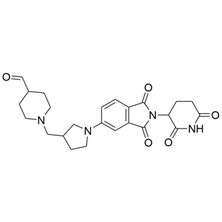 1-((1-(2-(2,6-dioxopiperidin-3-yl)-1,3-dioxoisoindolin-5-yl)pyrrolidin-3-yl)methyl)piperidine-4-carbaldehyde