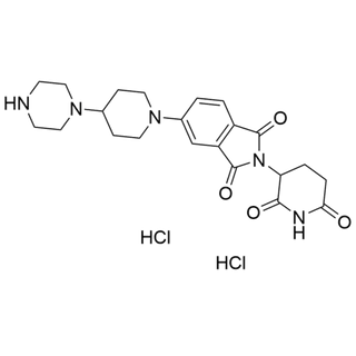 2-(2,6-dioxopiperidin-3-yl)-5-(4-(piperazin-1-yl)piperidin-1-yl)isoindoline-1,3-dione dihydrochloride