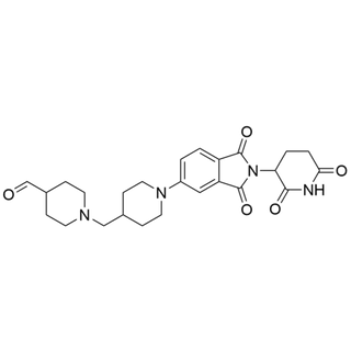 1-((1-(2-(2,6-dioxopiperidin-3-yl)-1,3-dioxoisoindolin-5-yl)piperidin-4-yl)methyl)piperidine-4-carbaldehyde