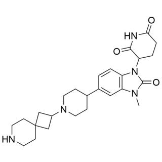 3-(5-(1-(7-azaspiro[3.5]nonan-2-yl)piperidin-4-yl)-3-methyl-2-oxo-2,3-dihydro-1H-benzo[d]imidazol-1-yl)piperidine-2,6-dione hydrochloride