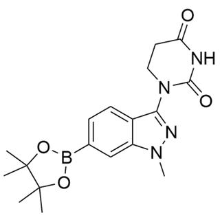 1-(1-methyl-6-(4,4,5,5-tetramethyl-1,3,2-dioxaborolan-2-yl)-1H-indazol-3-yl)dihydropyrimidine-2,4(1H,3H)-dione