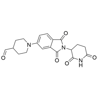 1-(2-(2,6-dioxopiperidin-3-yl)-1,3-dioxoisoindolin-5-yl)piperidine-4-carbaldehyde