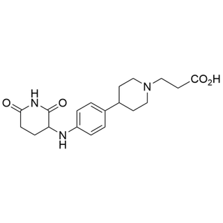 3-(4-(4-((2,6-dioxopiperidin-3-yl)amino)phenyl)piperidin-1-yl)propanoic acid