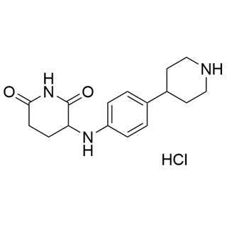 3-((4-(piperidin-4-yl)phenyl)amino)piperidine-2,6-dione hydrochloride