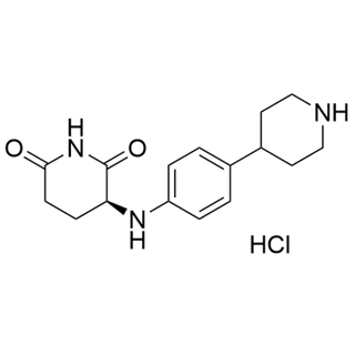 (S)-3-((4-(piperidin-4-yl)phenyl)amino)piperidine-2,6-dione hydrochloride