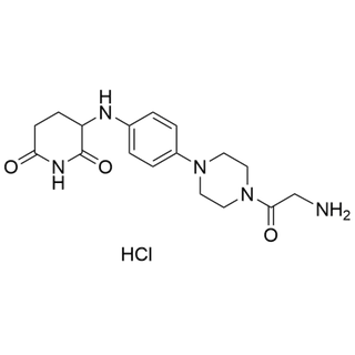 3-((4-(4-glycylpiperazin-1-yl)phenyl)amino)piperidine-2,6-dione hydrochloride