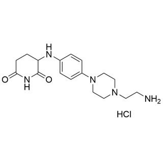 3-((4-(4-(2-aminoethyl)piperazin-1-yl)phenyl)amino)piperidine-2,6-dione hydrochloride