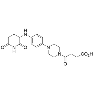 4-(4-(4-((2,6-dioxopiperidin-3-yl)amino)phenyl)piperazin-1-yl)-4-oxobutanoic acid