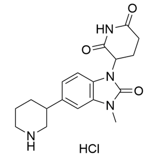 3-(3-methyl-2-oxo-5-(piperidin-3-yl)-2,3-dihydro-1H-benzo[d]imidazol-1-yl)piperidine-2,6-dione hydrochloride