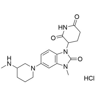 3-(3-methyl-5-(3-(methylamino)piperidin-1-yl)-2-oxo-2,3-dihydro-1H-benzo[d]imidazol-1-yl)piperidine-2,6-dione hydrochloride