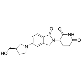 3-(5-((R)-3-(hydroxymethyl)pyrrolidin-1-yl)-1-oxoisoindolin-2-yl)piperidine-2,6-dione