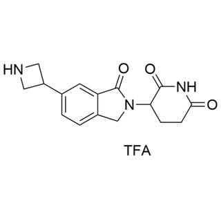 3-(6-(azetidin-3-yl)-1-oxoisoindolin-2-yl)piperidine-2,6-dione TFA salt