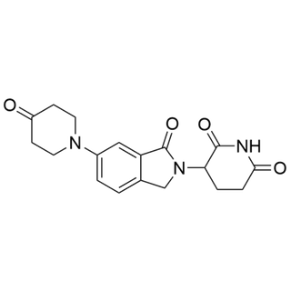 3-(1-oxo-6-(4-oxopiperidin-1-yl)isoindolin-2-yl)piperidine-2,6-dione