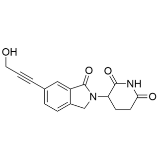 3-(6-(3-hydroxyprop-1-yn-1-yl)-1-oxoisoindolin-2-yl)piperidine-2,6-dione