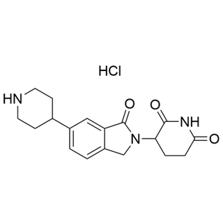 3-(1-oxo-6-(piperidin-4-yl)isoindolin-2-yl)piperidine-2,6-dione hydrochloride