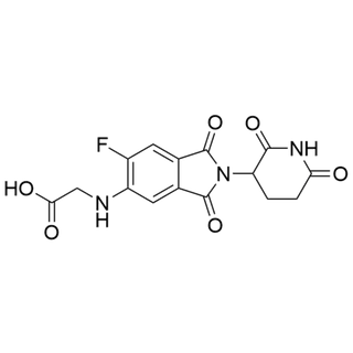 (2-(2,6-dioxopiperidin-3-yl)-6-fluoro-1,3-dioxoisoindolin-5-yl)glycine