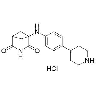 1-((4-(piperidin-4-yl)phenyl)amino)-3-azabicyclo[3.1.1]heptane-2,4-dione hydrochloride