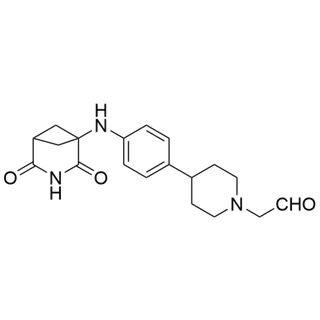 2-(4-(4-((2,4-dioxo-3-azabicyclo[3.1.1]heptan-1-yl)amino)phenyl)piperidin-1-yl)acetaldehyde