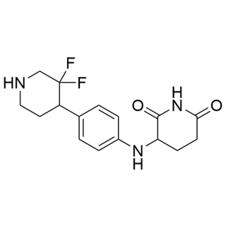 3-((4-(3,3-difluoropiperidin-4-yl)phenyl)amino)piperidine-2,6-dione