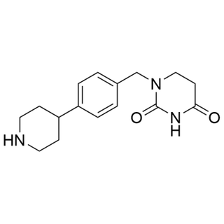 1-(4-(piperidin-4-yl)benzyl)dihydropyrimidine-2,4(1H,3H)-dione