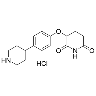 3-(4-(piperidin-4-yl)phenoxy)piperidine-2,6-dione hydrochloride