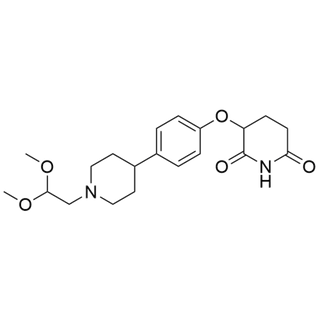 3-(4-(1-(2,2-dimethoxyethyl)piperidin-4-yl)phenoxy)piperidine-2,6-dione