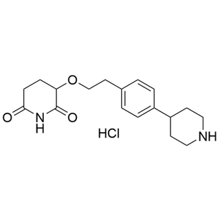 3-(4-(piperidin-4-yl)phenethoxy)piperidine-2,6-dione hydrochloride