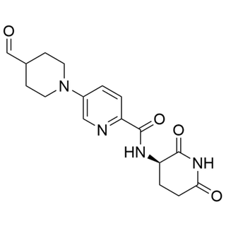 (R)-N-(2,6-dioxopiperidin-3-yl)-5-(4-formylpiperidin-1-yl)picolinamide