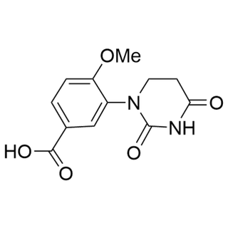 1-(2-methoxy-5-(3,9-diazaspiro[5.5]undecane-3-carbonyl)phenyl)dihydropyrimidine-2,4(1H,3H)-dione hydrochloride