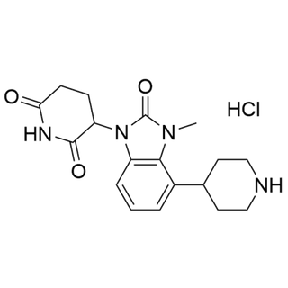 3-(3-methyl-2-oxo-4-(piperidin-4-yl)-2,3-dihydro-1H-benzo[d]imidazol-1-yl)piperidine-2,6-dione hydrochloride