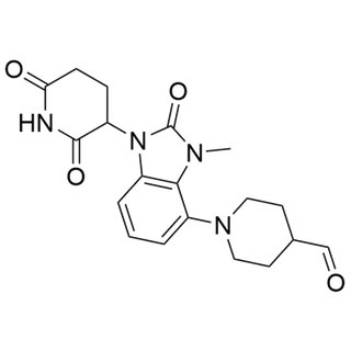 1-(1-(2,6-dioxopiperidin-3-yl)-3-methyl-2-oxo-2,3-dihydro-1H-benzo[d]imidazol-4-yl)piperidine-4-carbaldehyde