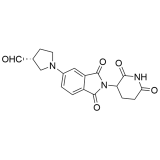 (3R)-1-(2-(2,6-dioxopiperidin-3-yl)-1,3-dioxoisoindolin-5-yl)pyrrolidine-3-carbaldehyde