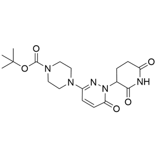 tert-butyl 4-(1-(2,6-dioxopiperidin-3-yl)-6-oxo-1,6-dihydropyridazin-3-yl)piperazine-1-carboxylate