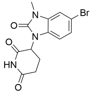 3-(5-bromo-3-methyl-2-oxo-2,3-dihydro-1H-benzo[d]imidazol-1-yl)piperidine-2,6-dione