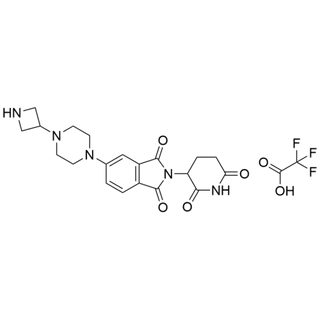 5-(4-(azetidin-3-yl)piperazin-1-yl)-2-(2,6-dioxopiperidin-3-yl)isoindoline-1,3-dione 2,2,2-trifluoroacetate