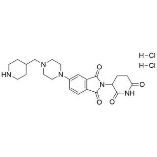 2-(2,6-dioxopiperidin-3-yl)-5-(4-(piperidin-4-ylmethyl)piperazin-1-yl)isoindoline-1,3-dione dihydrochloride