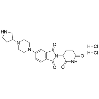 2-(2,6-dioxopiperidin-3-yl)-5-(4-(pyrrolidin-3-yl)piperazin-1-yl)isoindoline-1,3-dione dihydrochloride