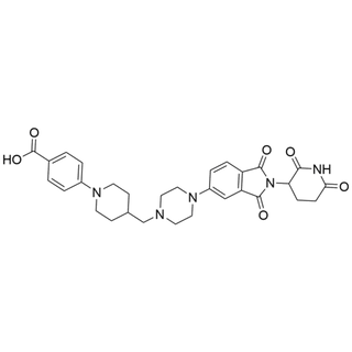 4-(4-((4-(2-(2,6-dioxopiperidin-3-yl)-1,3-dioxoisoindolin-5-yl)piperazin-1-yl)methyl)piperidin-1-yl)benzoic acid