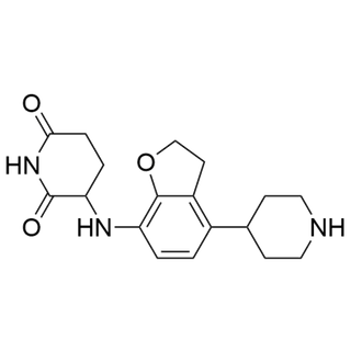 3-[[2,3-Dihydro-4-(4-piperidinyl)-7-benzofuranyl]amino]-2,6-piperidinedione