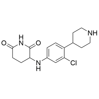 3-[[3-Chloro-4-(4-piperidinyl)phenyl]amino]-2,6-piperidinedione