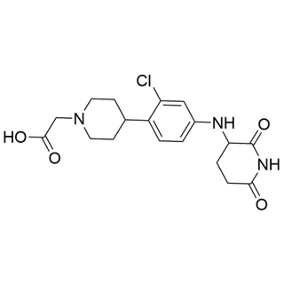 2-(4-(2-chloro-4-((2,6-dioxopiperidin-3-yl)amino)phenyl)piperidin-1-yl)acetic acid