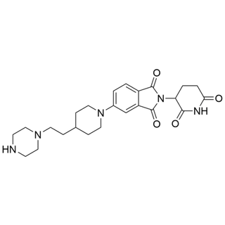 2-(2,6-dioxopiperidin-3-yl)-5-(4-(2-(piperazin-1-yl)ethyl)piperidin-1-yl)isoindoline-1,3-dione