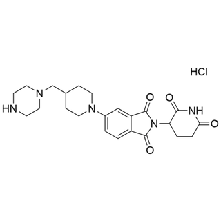 2-(2,6-dioxopiperidin-3-yl)-5-(4-(piperazin-1-ylmethyl)piperidin-1-yl)isoindoline-1,3-dione hydrochloride