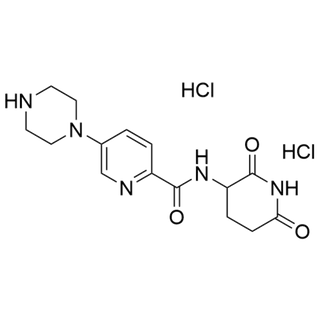 N-(2,6-dioxopiperidin-3-yl)-5-(piperazin-1-yl)picolinamide dihydrochloride