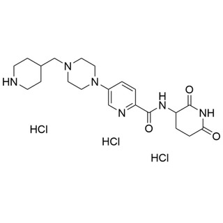 N-(2,6-dioxopiperidin-3-yl)-5-(4-(piperidin-4-ylmethyl)piperazin-1-yl)picolinamide trihydrochloride